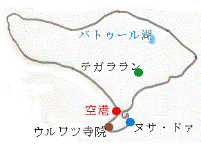 バリ島地図